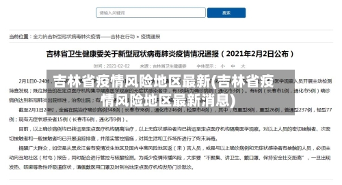 吉林省疫情风险地区最新(吉林省疫情风险地区最新消息)-第3张图片
