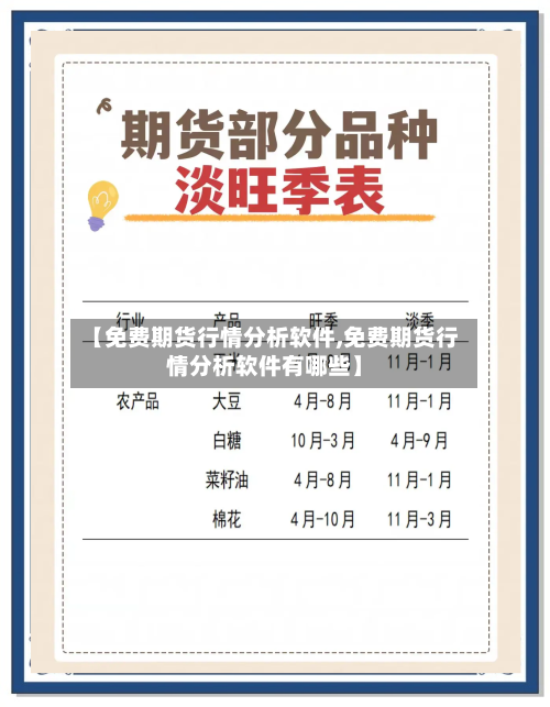 【免费期货行情分析软件,免费期货行情分析软件有哪些】-第1张图片