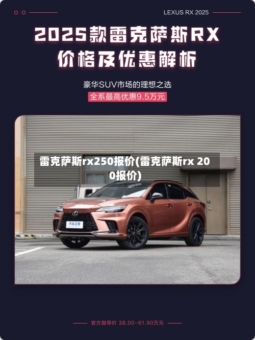 雷克萨斯rx250报价(雷克萨斯rx 200报价)-第1张图片