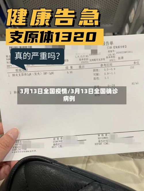 3月13日全国疫情/3月13日全国确诊病例-第1张图片