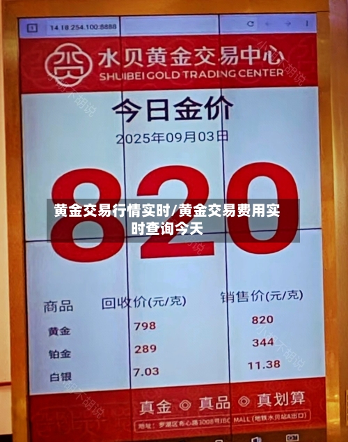 黄金交易行情实时/黄金交易费用实时查询今天-第1张图片