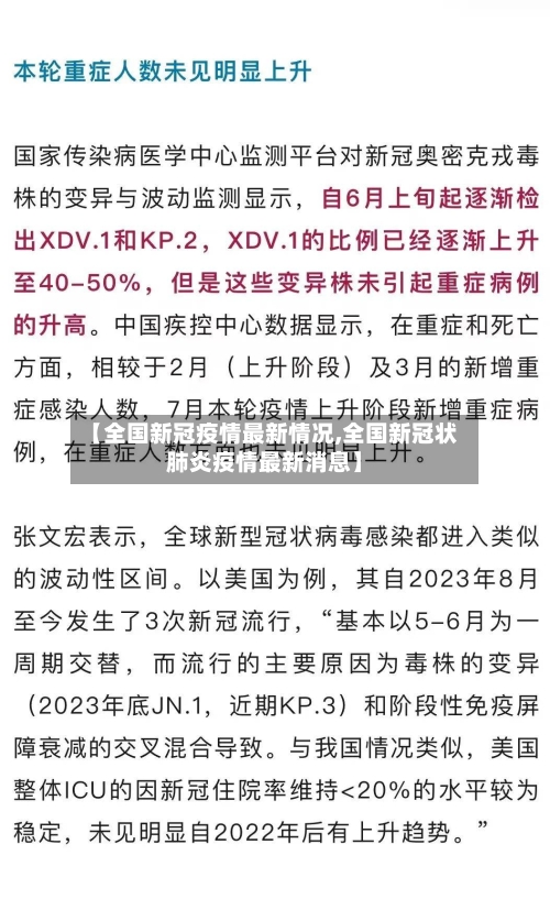 【全国新冠疫情最新情况,全国新冠状肺炎疫情最新消息】-第2张图片