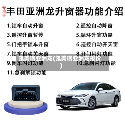 凯美瑞亚洲龙(凯美瑞亚洲龙报价)-第1张图片