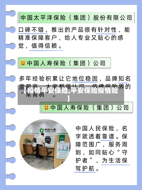 【疫情平安保险,平安保险疫情险】-第1张图片